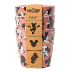 Eco Bambukruka 3-set Mickey, Rosa 9 Eco Bambukruka 3-set Mickey, Rosa -Meyer Sales Shop eco bambukruka 3 set mickey rosa