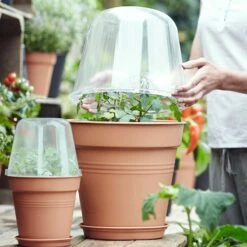 Elho Minidrivhus, Green Basics, Terrakotta, 30 Cm