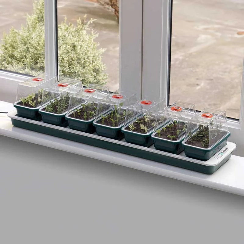 Super 7 Minidrivhus Med Undervärme För Fönsterbrädan 1 Super 7 Minidrivhus Med Undervärme För Fönsterbrädan